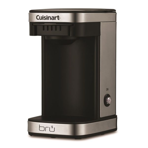 Cafetera Cuisinart Bru 1-Cup, Negra y Acero Inoxidable