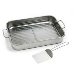 Bandeja para Asar NorPro NORP272 con Rejilla y Espátula