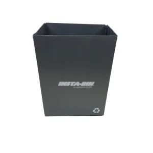 Botes de Basura/Reciclaje de 49 Litros de la Colección Insta-Bin, Color Gris