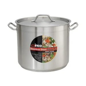 Olla de Acero Inoxidable Vigor con Tapa de 8 Cuartos