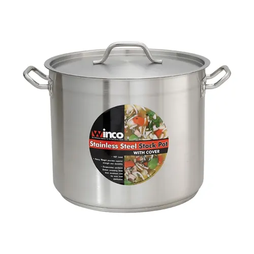 Olla de Acero Inoxidable Vigor con Tapa de 8 Cuartos