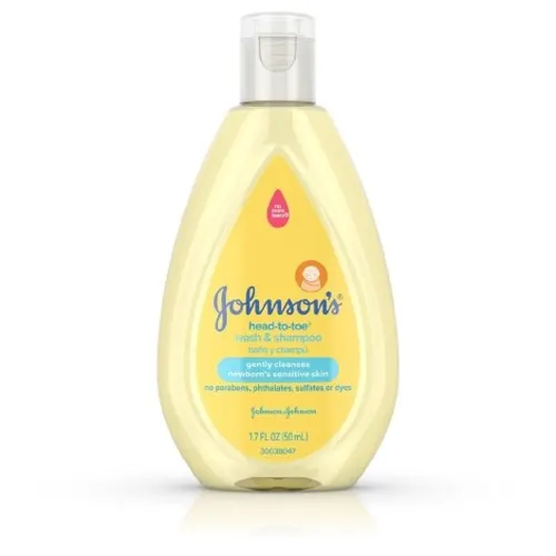 Johnson & Johnson Shampoo y Gel de Baño para Bebé en Uno