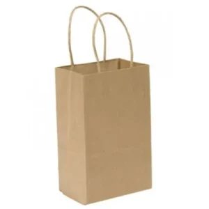 Bolsa de Papel Kraft con Asa Retorcida Duro Gem Basis