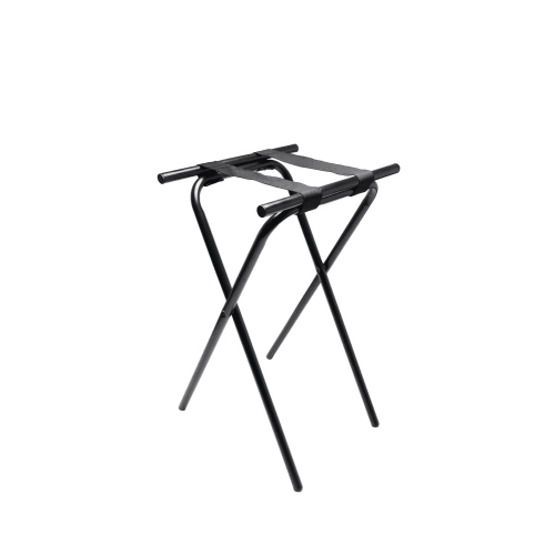 Soporte de Bandeja de Metal de 1 Fuente, Color Negro