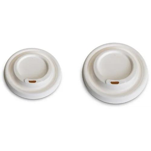 Tapa de pulpa libre de PFAS para vasos de papel, 8 oz