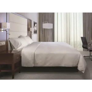 Funda de Edredón Studio 4301, King 270x240 cm, Diseño Jacquard Lencois, Blanco