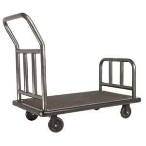 Carro Utilitario Costero, 25"W x 42"H x 43"L, Acero Inoxidable con Recubrimiento Resistente a la Oxidación