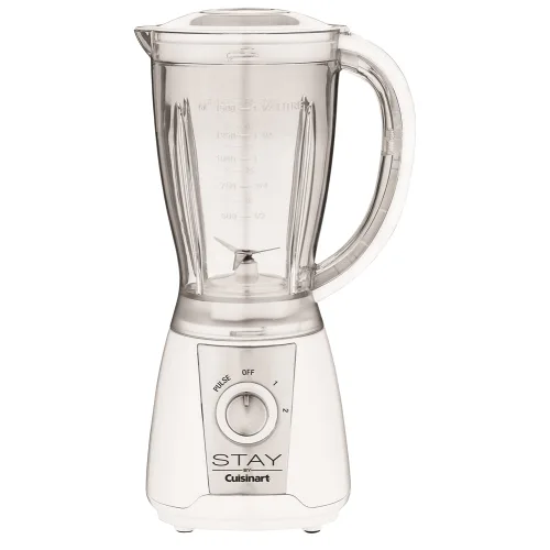Licuadora STAY de Cuisinart, Jarra de 48oz, Blanco y Acero Inoxidable