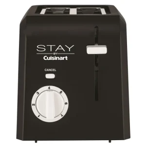 STAY by Cuisinart 2-Rebanadas Tostadora, Color Negro