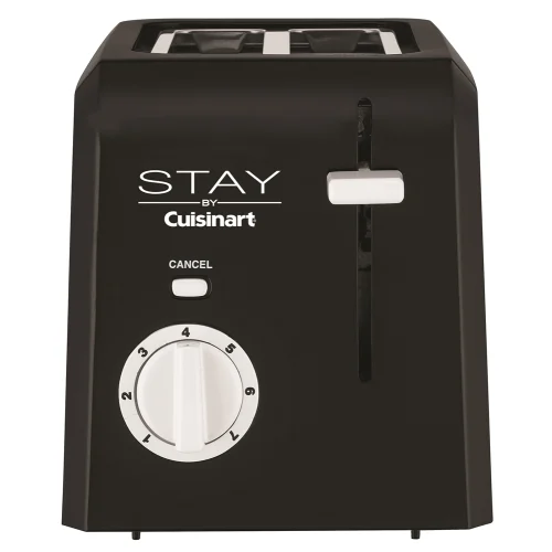 STAY by Cuisinart 2-Rebanadas Tostadora, Color Negro