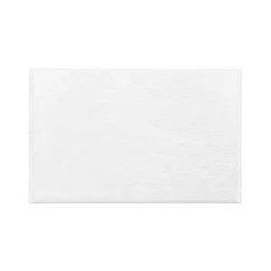 Tapete de Baño Allura, 100% Algodón Rizo, 50x86 cm, 4.8 kg/docena, Dobladillo Diamante, Blanco