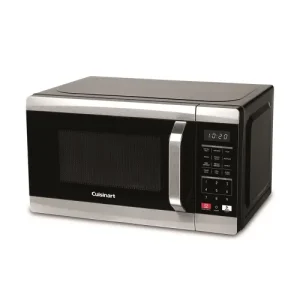 Horno de Microondas Cuisinart de 0.7 Pies Cúbicos, 700 Watts, Negro y Acero Inoxidable
