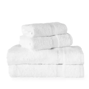 Toalla de Baño Centex, Borde de Cam Mezclado, 61x122 cm, 3.6 kg/docena, Blanco