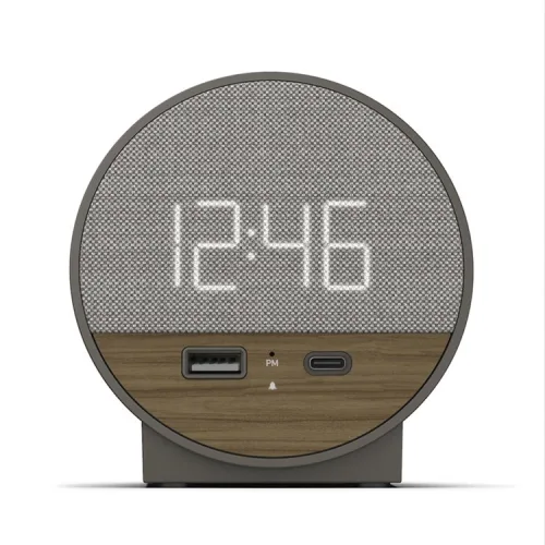 Reloj Despertador NonStop Station O, Tejido Carbón