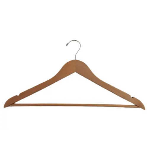 Percha para Hombre con Gancho Abierto, Acabado Natural