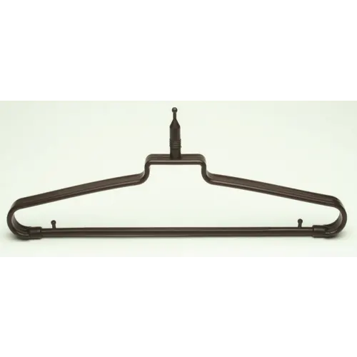 Percha de Bola de Plástico para Hombres, Color Marrón