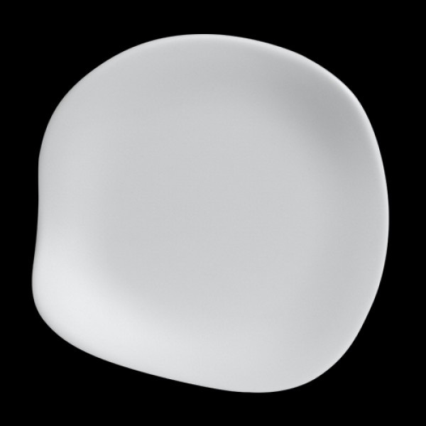 PLATO LLANO 24,13cm BLANCO MELAMINA