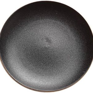PLATO LLANO COUPE 27CM NEGRO MATTE