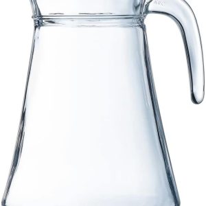 Jarra lisa de vidrio