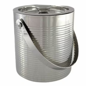 Hielera con tapa y doble pared de acero inoxidable