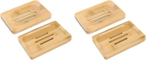 Set de 4 Jaboneras de Madera