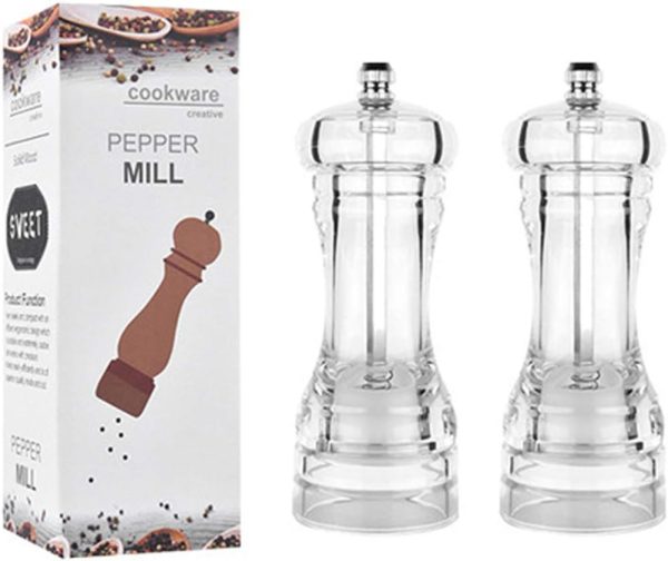 Juego de Molinillos Manuales de Sal y Pimienta